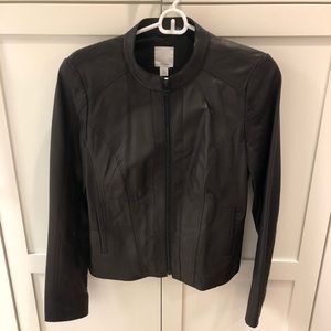 Halogen leather jacket from Nordstrom
